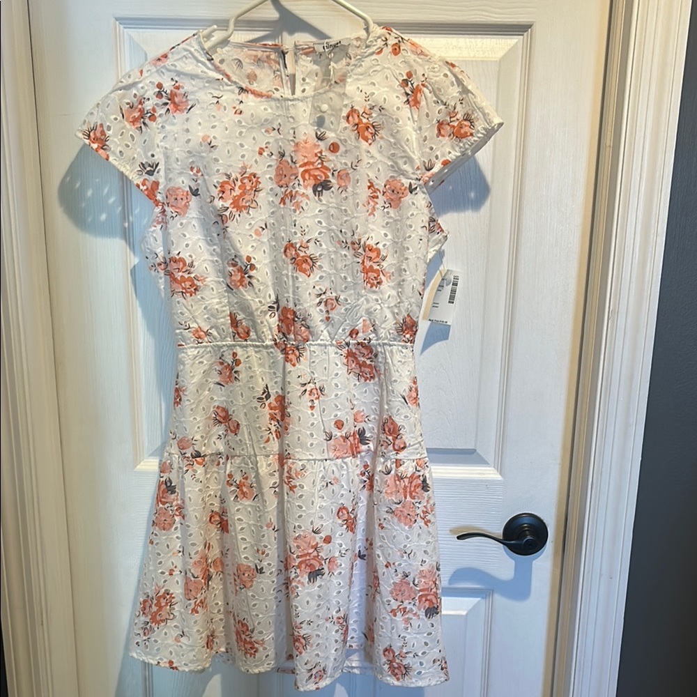 NWT Floral Eyelet Dress size L